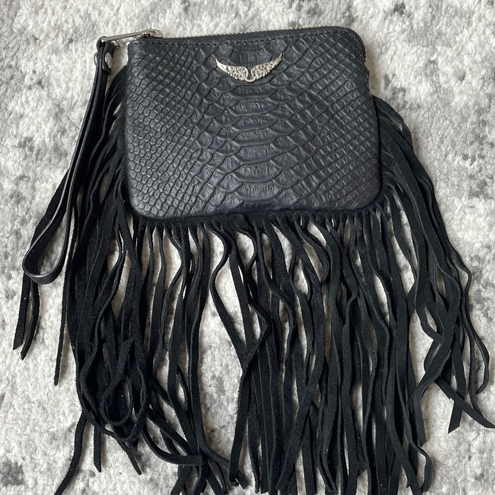 Zadig & Voltaire black fridge wallet/change purse